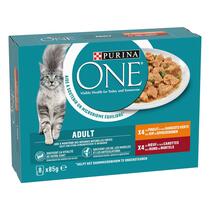 Verpakking Purina ONE® Adult nat kattenvoer met kip voor volwassen kat