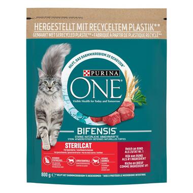 Verpakking Purina ONE® Sterilcat kattenvoeding voor gesteriliseerde katten