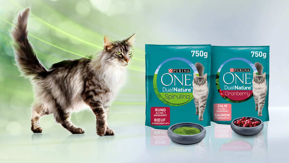 Banner Purina ONE Dual Nature Kattenvoeding Droog voor Kat