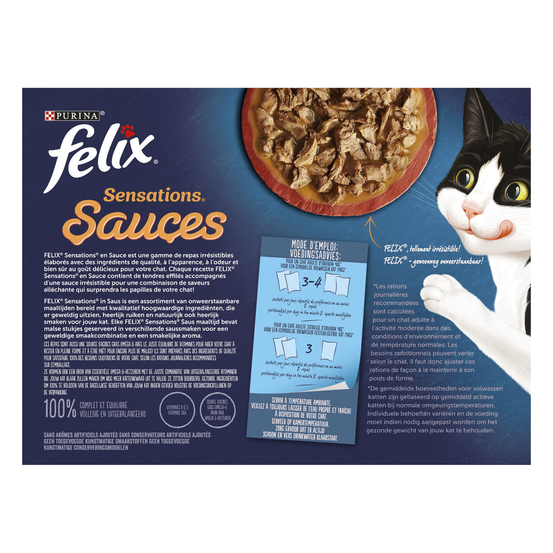 Felix Sensations Extra 24 x 85 g pour chat