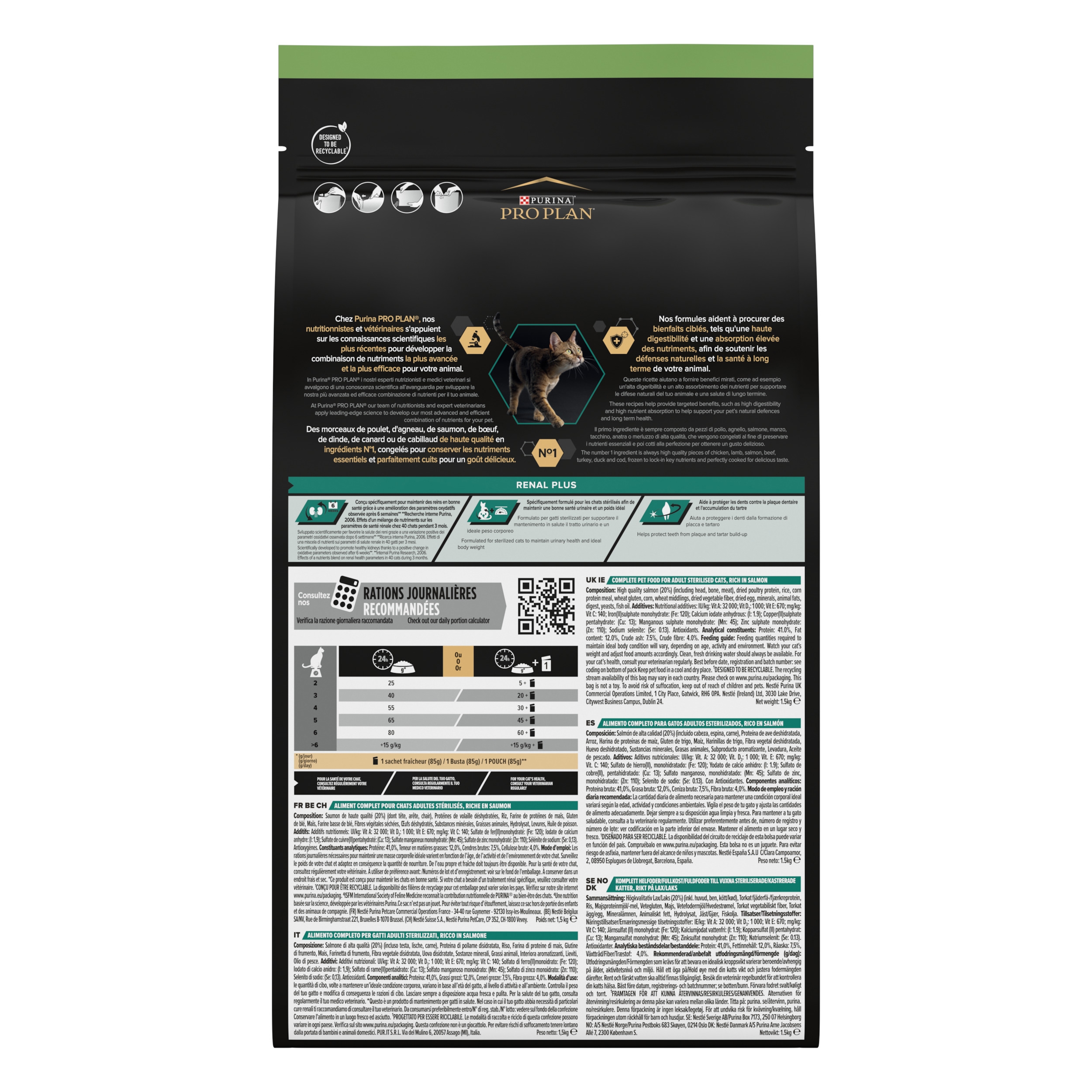 Purina Pro Plan Sterilised Adult Kat Zalm en Tonijn