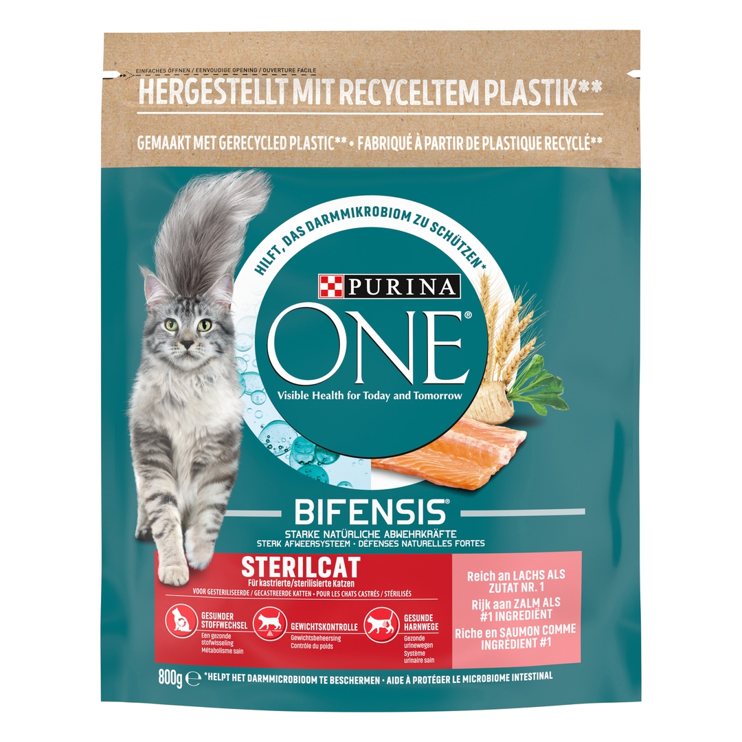 Op de kop van zak Oorzaak Kattenvoer voor gesteriliseerde katten | Purina ONE® Sterilcat