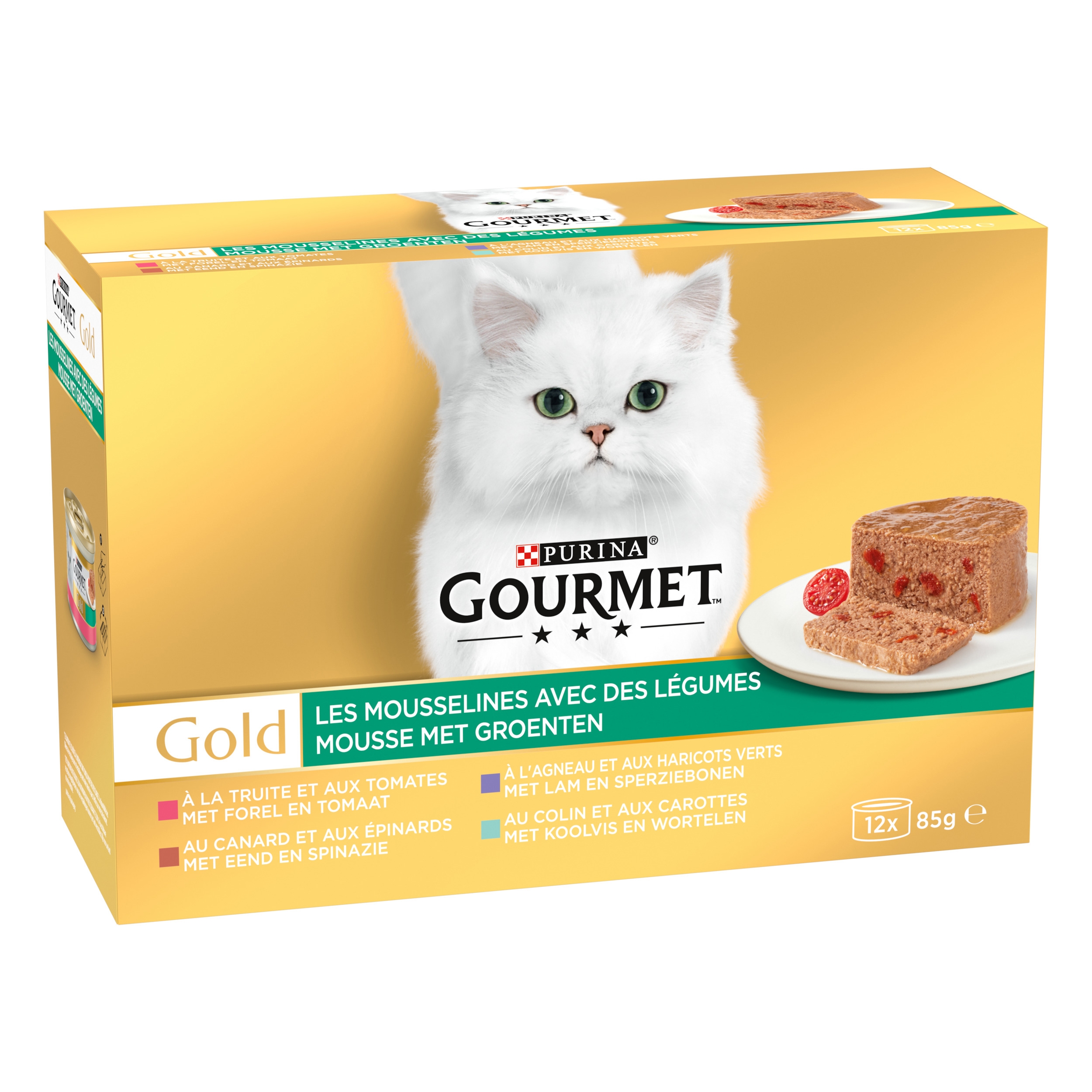 Purina Gourmet Gold Pâté, 8 x 85g