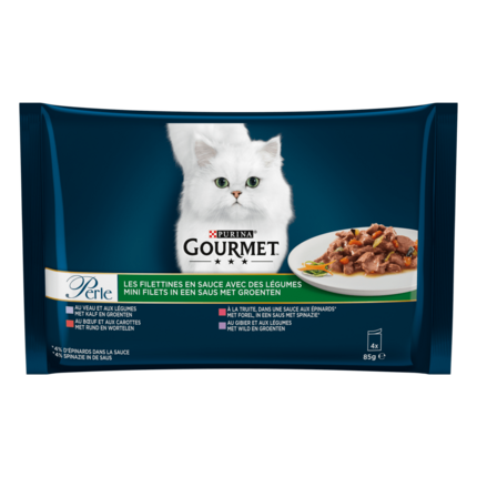 Emballage GOURMET® PERLE FILETTINES AVEC DES LÉGUMES