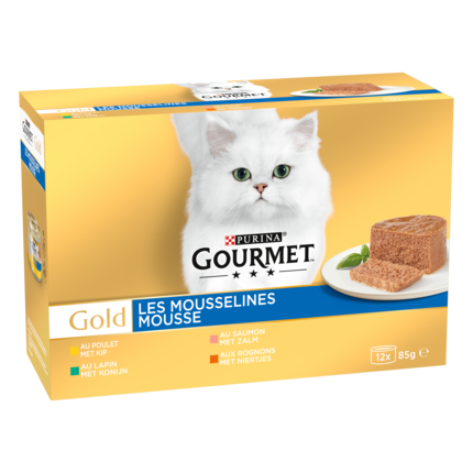 Verpakking GOURMET® GOLD FIJNE MOUSSE  