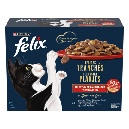 FELIX® Délices tranchés pour chat Sélection de la Campagne