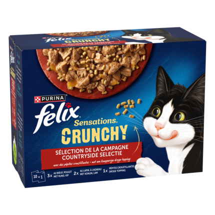 FELIX® SENSATIONS Crunchy Sélection de la Campagne