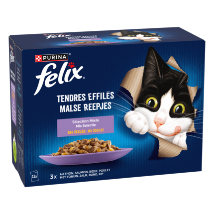 FELIX® TENDRES EFFILÉS Sélection Mixte en Gelée
