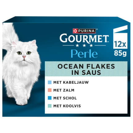 GOURMET™ Perle Ocean Flakes in Saus kattenvoer nat