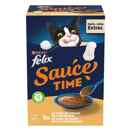 FELIX® Sauce Time au goût de Poulet et au goût de Dinde