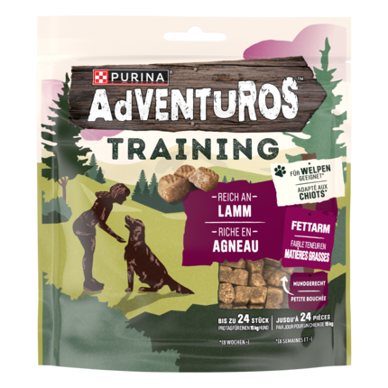 Snack Adventuros Training Lamb packaging front