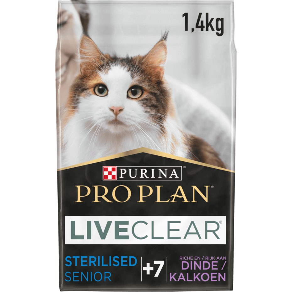 PRO PLAN® LIVECLEAR® Sterilised Senior 7+ met Kalkoen