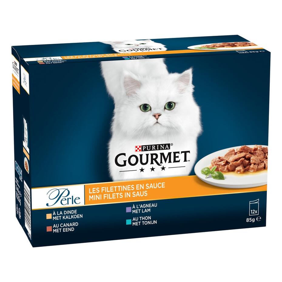 Verpakking GOURMET™ PERLE MINI FILETS IN SAUS 12x85g