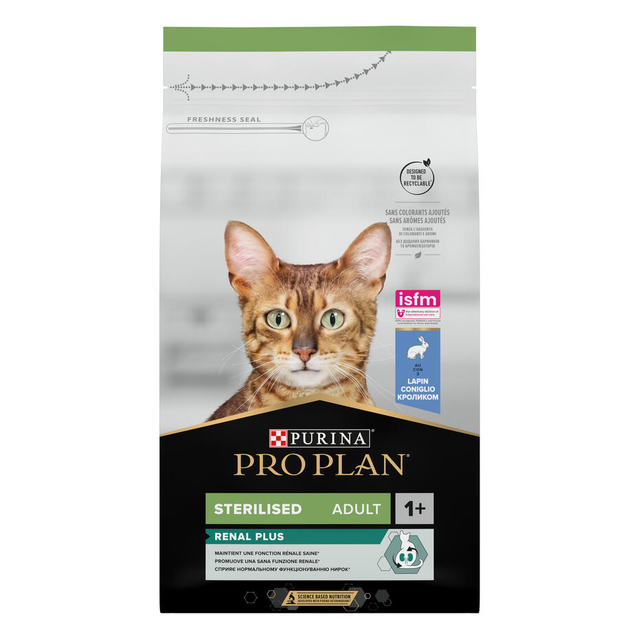 PRO PLAN® Sterilised Adult met OPTIRENAL® Rijk aan Konijn