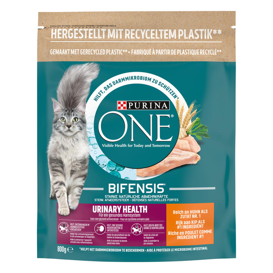 Purina ONE® Urinary Care voeding voor katten met nierproblemen - kip