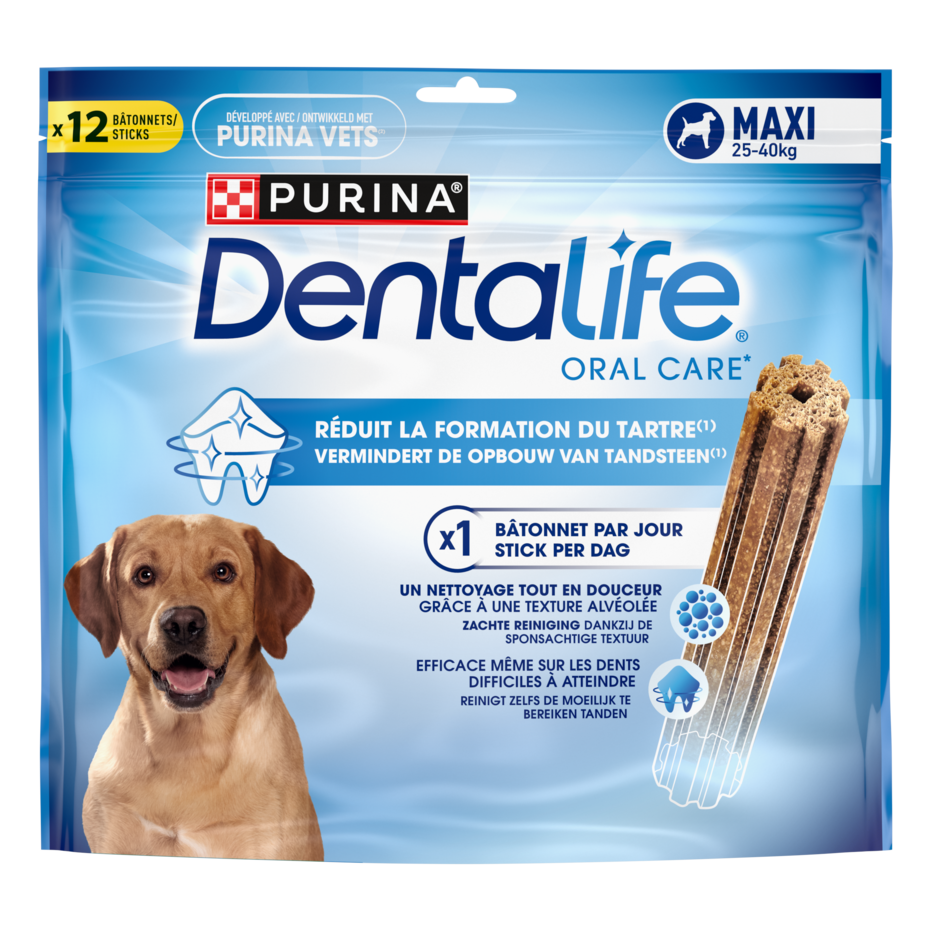 Emballage Dentalife® Bâtonnets à mâcher pour chien de grande taille entre 25 et 40kg