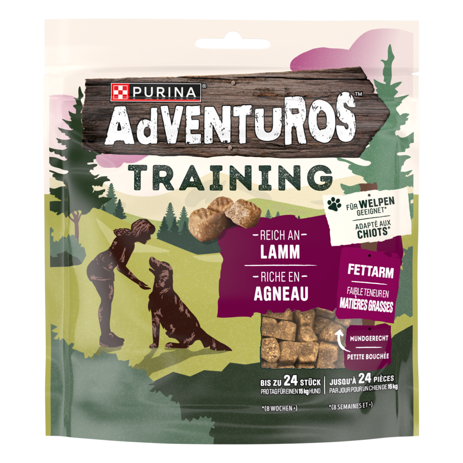 Snack Adventuros Training Lamb packaging front