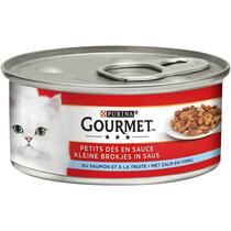 Verpakking GOURMET®MEERDERE PORTIES KLEINE BROKJES MET ZALM EN FOREL