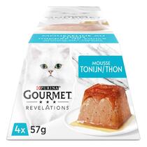 Verpakking PURINA GOURMET® REVELATIONS™ Mousse met Tonijn en overgoten met saus