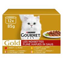 Verpakking GOURMET® GOLD ADULT KAT FIJNE HAPJES   