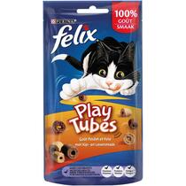 Verpakking PURINA® FELIX® PLAYTUBES met kip en lever