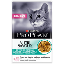 PRO PLAN® Delicate NUTRISAVOUR™ en Sauce - Au Poisson de l'Océan