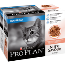 PRO PLAN® Housecat NUTRISAVOUR™ in Saus - Met Zalm