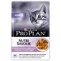 PRO PLAN® Junior NUTRISAVOUR™ en Sauce - Riche en Dinde