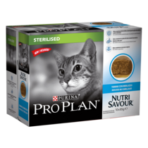 PRO PLAN® Sterilised NUTRISAVOUR™ Terrine met Kabeljauw