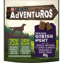 Emballage Snack pour chien AdVENTuROS™ riche en Gibier aux céréales anciennes et super-aliments