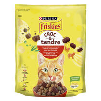Verpakking FRISKIES® CROC & TENDRE Kattenvoer met rund, kip en groenten