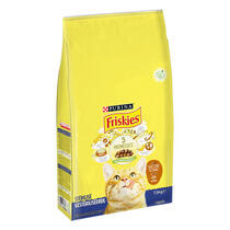 Emballage avant FRISKIES® STERILISED Croquettes pour chat stérilisé avec Poulet, Dinde et Légumes