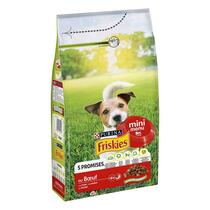 Een zak hondenvoeding FRISKIES® MINI MENU kleine Hondenbrokjes met rund 1,5 kg
