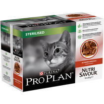 PRO PLAN® Sterilised Adult NUTRISAVOUR™ malse stukjes in saus - Rijk aan Rund