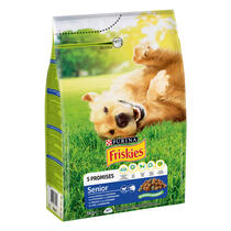 FRISKIES® SENIOR Croquettes pour chien senior au Poulet et Légumes
