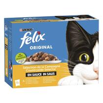 Emballage PURINA® FELIX® SELECTION  de la Campagne en Sauce Sachets pour chat