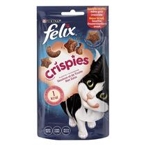 Verpakking PURINA® FELIX® CRISPIES kattensnoep met zalm en forel