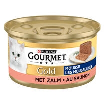 GOURMET™ Gold Mousse met Zalm kattenvoer nat