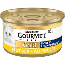 Verpakking GOURMET® GOLD FIJNE MOUSSE KIP  