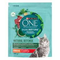 Purina ONE® Dual Nature avec de la Spiruline pour chats stérilisés - Boeuf