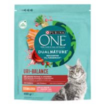 Verpakking Purina ONE® DualNature™ met Cranberry voor gesteriliseerde katten