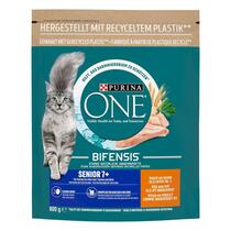 Verpakking Purina ONE® Senior 7+ kattenvoer voor oudere katten - kip