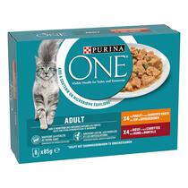 Purina ONE® Adult Sachets fraîcheur chat adulte au poulet et au boeuf