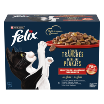 FELIX® Délices tranchés pour chat Sélection de la Campagne