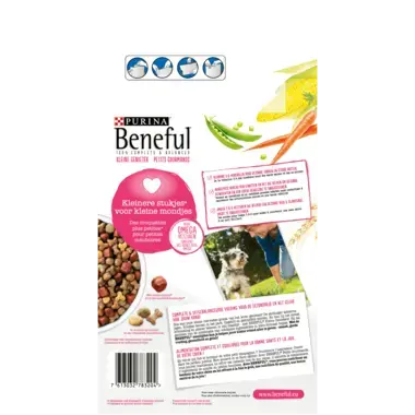 Beneful® Kleine Genieter Achterkant verpakking