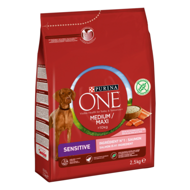 Alimentation chien PURINA ONE® Medium/Maxi >10kg Adulte Sensitive