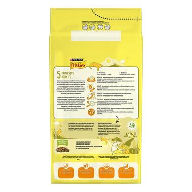 Emballage arrière FRISKIES® ADULT Croquettes pour chat au Poulet et Légumes