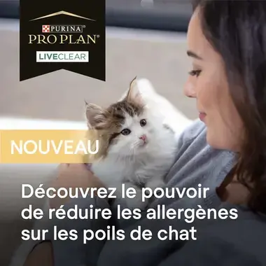 PRO PLAN® LIVECLEAR® Kitten <1 à la Dinde