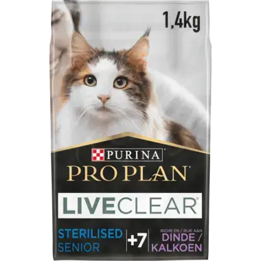 PRO PLAN® LIVECLEAR® Sterilised Senior 7+ à la Dinde