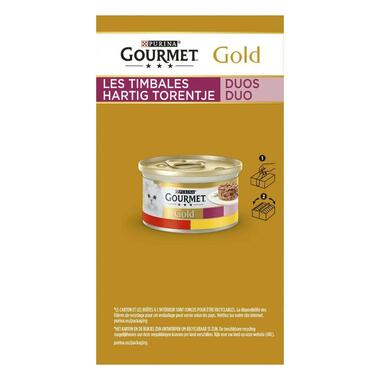 Dimensions d' Emballage GOURMET® Gold Les Timbales DUOS